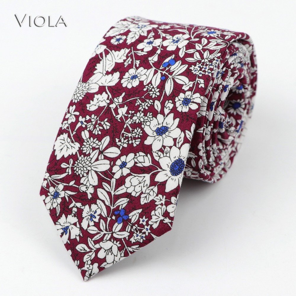 Floral Printed 6cm Neck Tie 100% Cotton Women&Men Wedding Butterfly Dress Tuxedo Gift bow tie Accessory