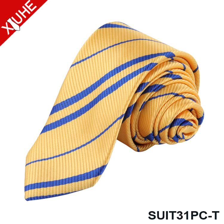 Fashion Classic Cheap Necktie Mens Wholesale Red Neck Ties Sets School Uniform Stripes Polyester Ties
