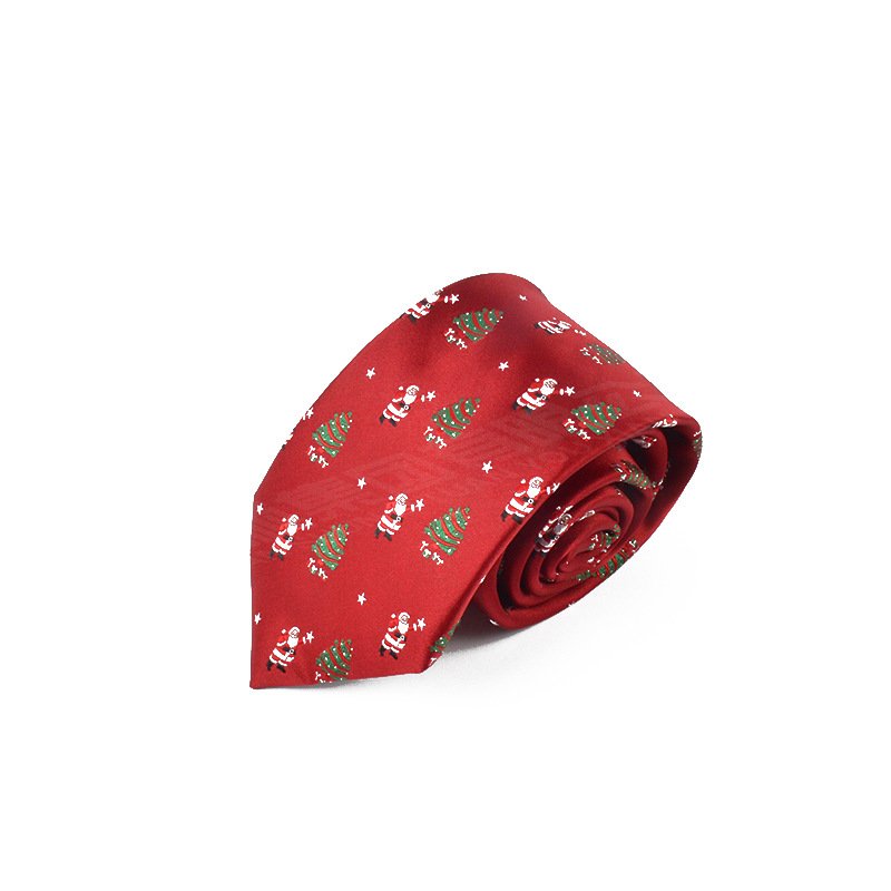 Supplier Silk Or Polyester Ties Men Wholesale Christmas Tie Neckties