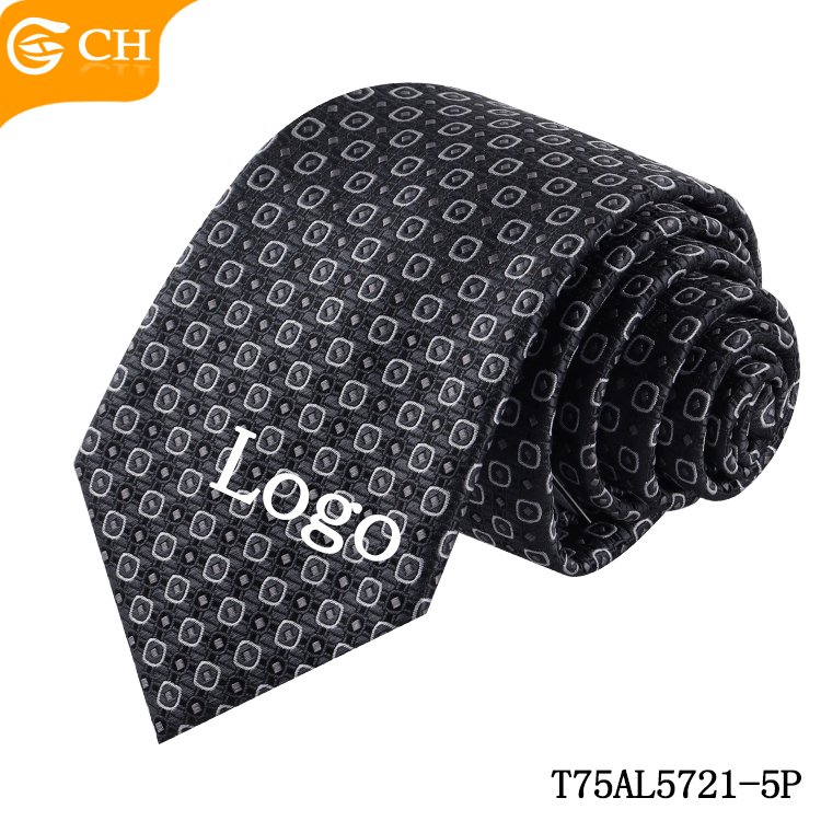 Manufacturers Wholesale Personalized Cheap Necktie For Men Uniform Polyester Woven Chic Custom Logo Hombre Tie
