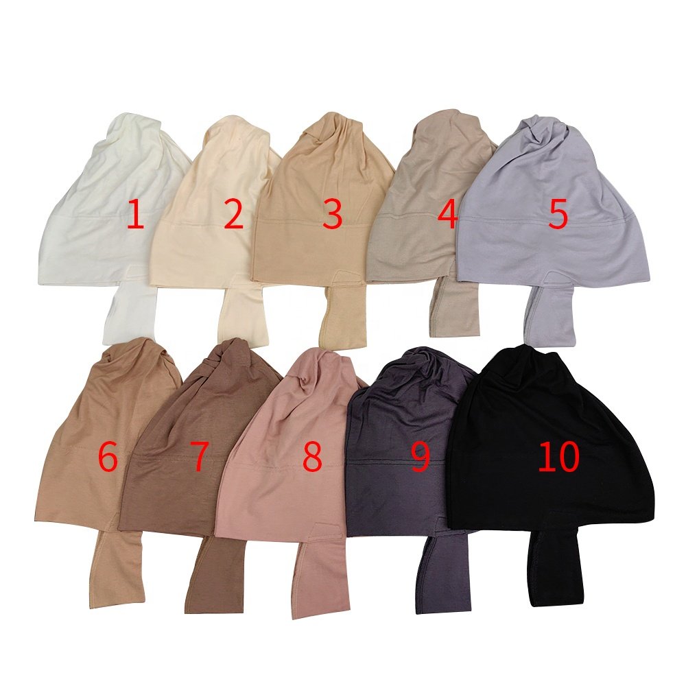 New Style Underscarf Close In The Back Popular Under inne Hijab 10 Colors Inner Hijabs For muslim women Inner Hijab Underscarf