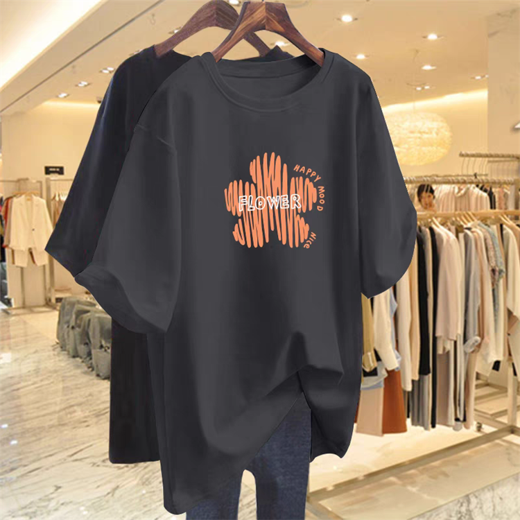 Hot selling 100% cotton oversized Women's T-shirts Fashion custom printed T-shirts Cheap original designer T-shirts for women