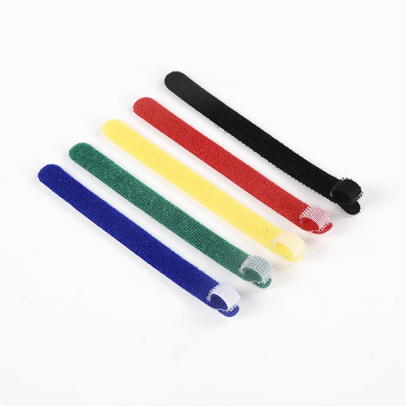 High Quantity 50 Pcs Reusable Fastening Cable Ties Releasable Hook And Loop Cable Ties Small