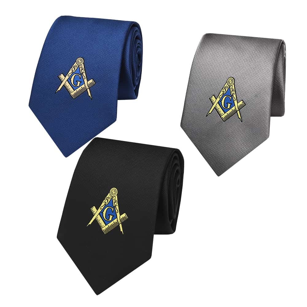 Yili Supplier Custom Logo Handmade Premium Religious 100% Pure Organic Silk Free Masonic Ties
