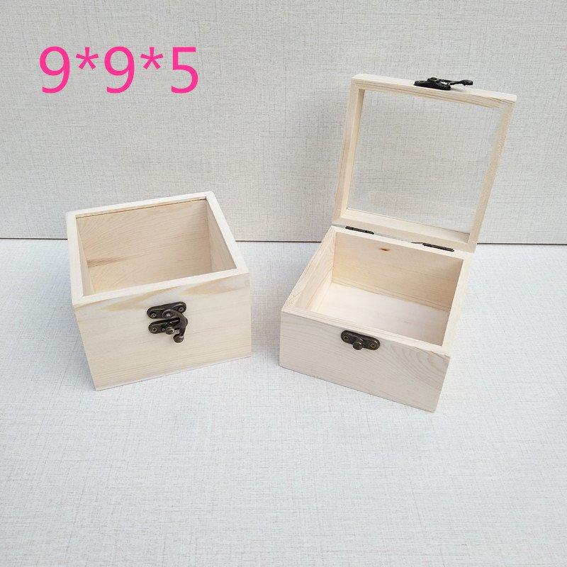 Custom log solid wooden jewelry collection wooden box hand gifts wedding gift valentine's day gift wood box
