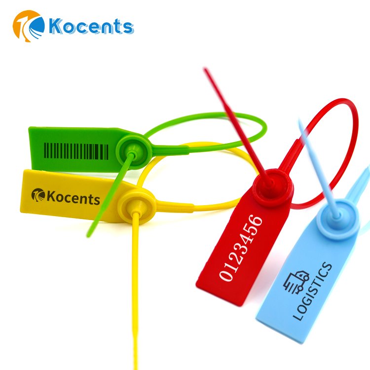 Kocents PTS-002 Disposable Self-locking Security Seal Truck Logistics Anti-theft Plastic Seal