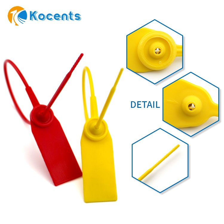 Kocents PTS-002 Disposable Self-locking Security Seal Truck Logistics Anti-theft Plastic Seal