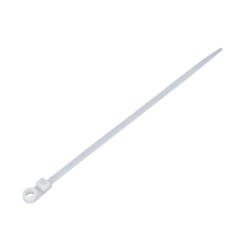 High Quality Nail Hole Zip Tie Screw Ties 2.5mm x 100mm Screw Mount Cable Ties