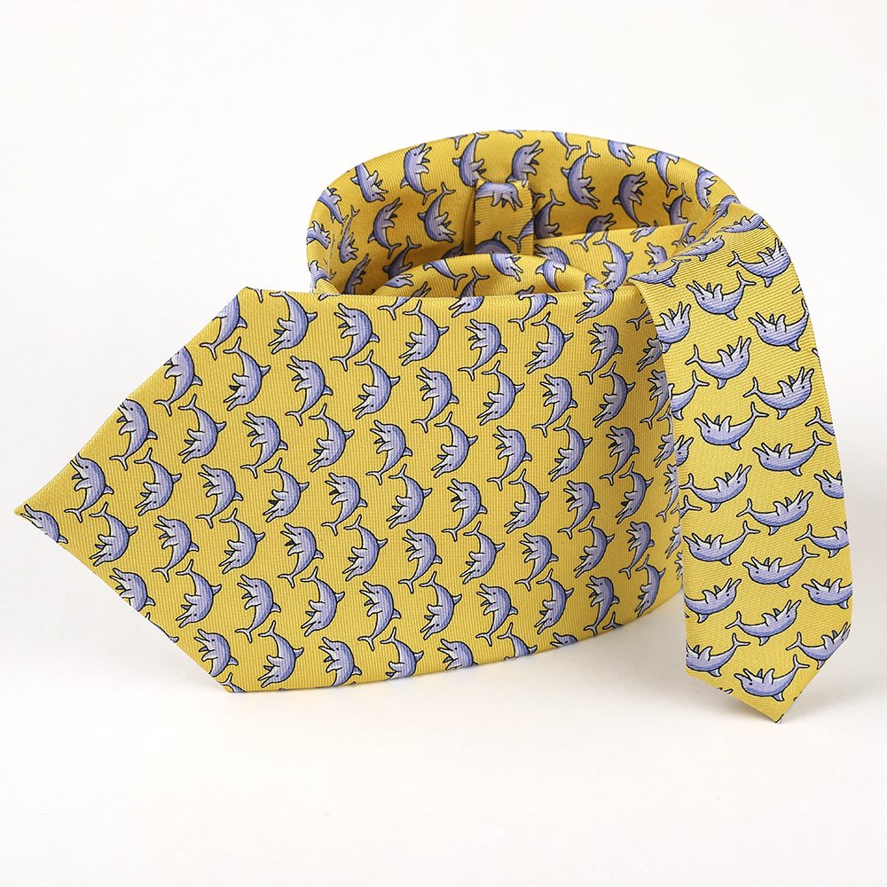 100% Silk Hand Printed Novelty Male Skinny Men Ties Screen Printing Silk Necktie For Formal Occasion
