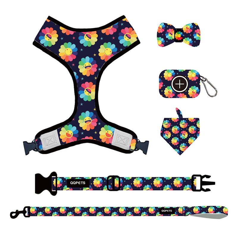 Hot selling of luxury dog harness heavy duty accessories no pull dog puppy harness front clip,halloween dog harness