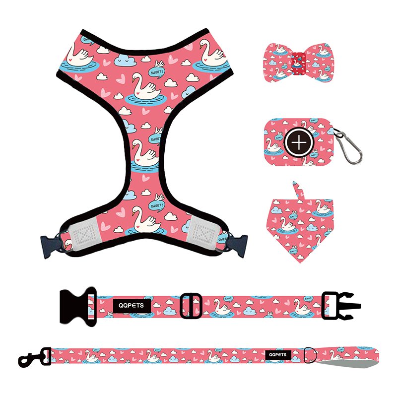 Hot selling of luxury dog harness heavy duty accessories no pull dog puppy harness front clip,halloween dog harness