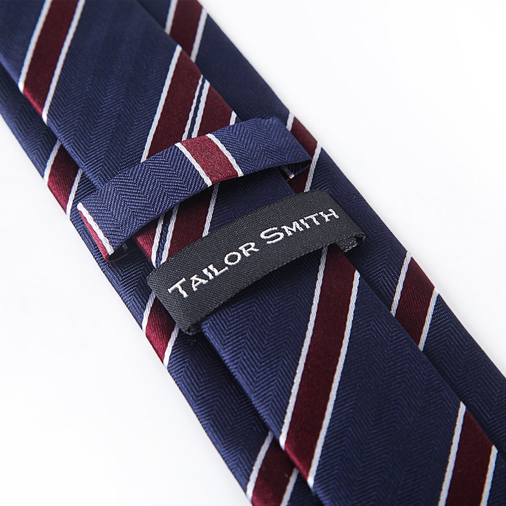 most popular design custom made silk ties with a woven logo