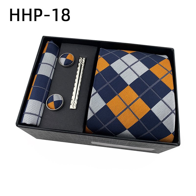 Fashion Men Tie Green Teal Blue Solid Paisley Striped Plaid Floral Animal Necktie Handkerchief Cufflink Set