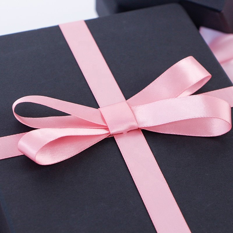 Custom Gift Wrapping Bow Packing Ribbon Bows With Elastic Loop Pre Tied Bow For Box Decorative