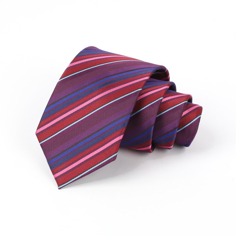 Newest Design Navy Purple Green Tie for Men Business Formal Occasions wedding Ties