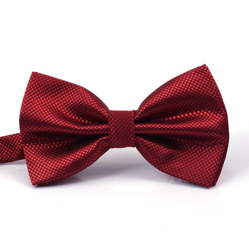 Party Wedding Banquet Formal Events Gifts Wholesale OEM Logo Custom Men's Polyester Bow Tie Adjustable Pre-Tied Bowtie Bow Tie