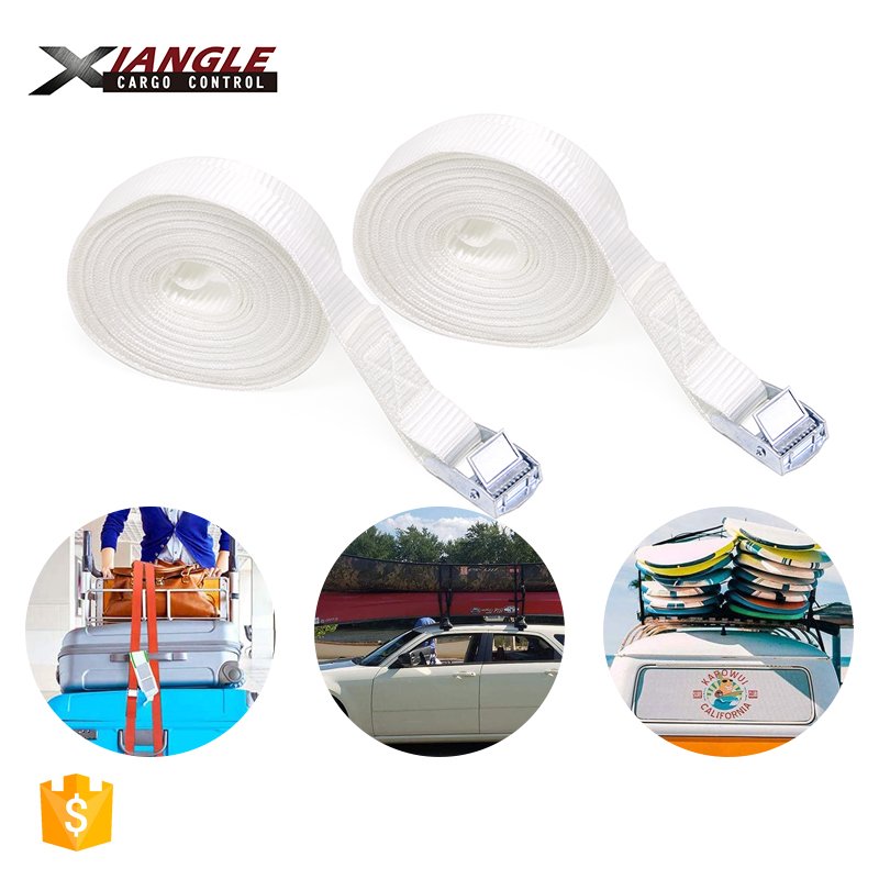OEM 1inch 25mm 250kgs cargo load security webbing cam buckle tie down endless lashing strap