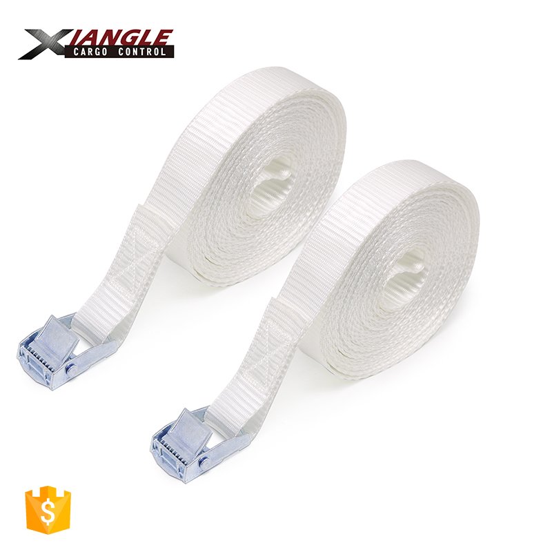 OEM 1inch 25mm 250kgs cargo load security webbing cam buckle tie down endless lashing strap