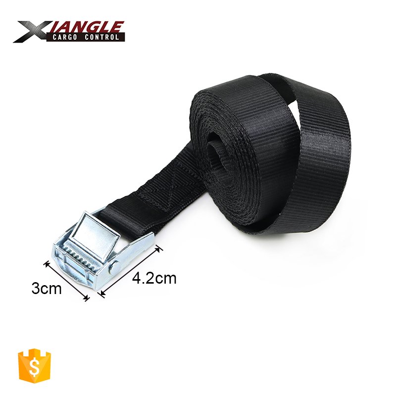 OEM 1inch 25mm 250kgs cargo load security webbing cam buckle tie down endless lashing strap