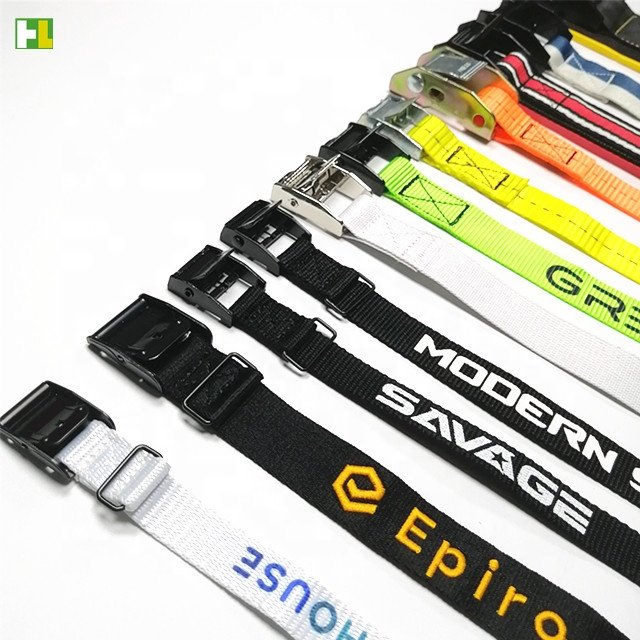 Customized locked lashing straps printed roof rack straps strapping outdoor accessories