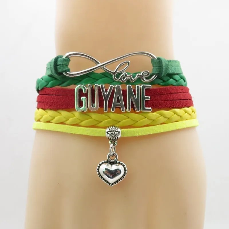 80 Models Guyane Francaise Flag Map Tie Clip Lapel Pin Ring Brooch Cuff Link Necklace Bracelet Earrings Key Chain Jewelry Set