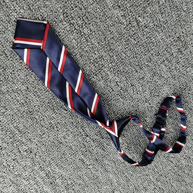 Primary school uniform performance accessories Boys Adjustable Tie Wholesale Kids stripe ties