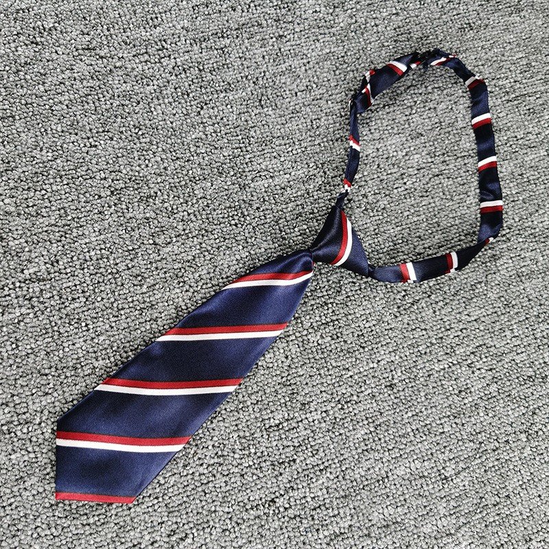 Primary school uniform performance accessories Boys Adjustable Tie Wholesale Kids stripe ties