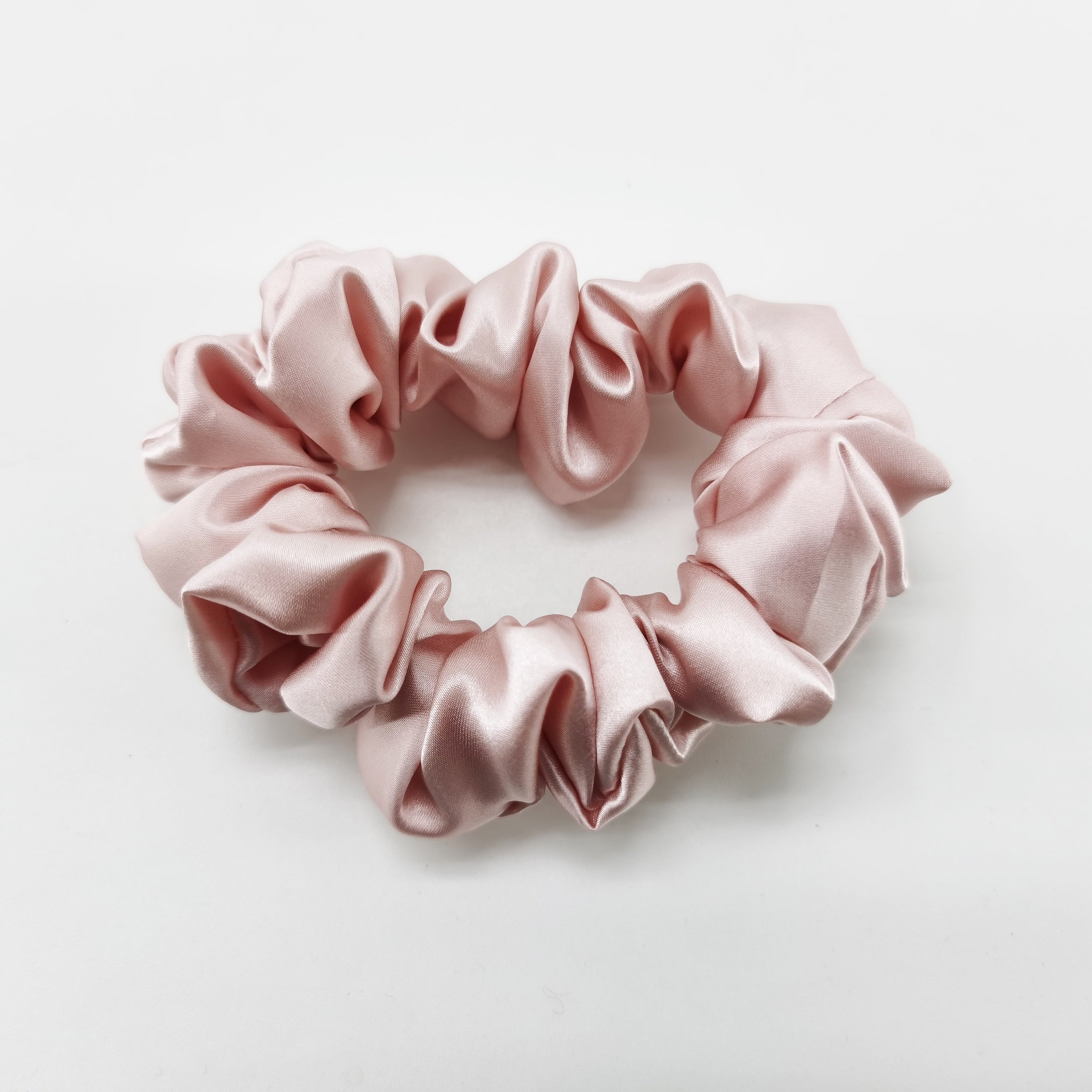 100% pure silk satin hair tie silk scrunchies 3.5 cm wide for girls