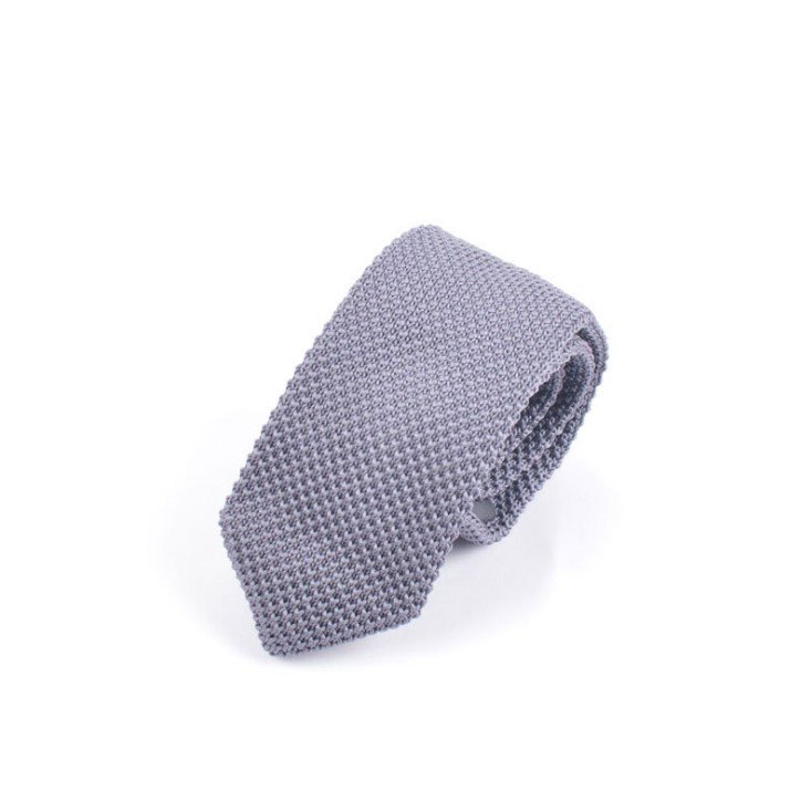 China high quality knit black Tie for men