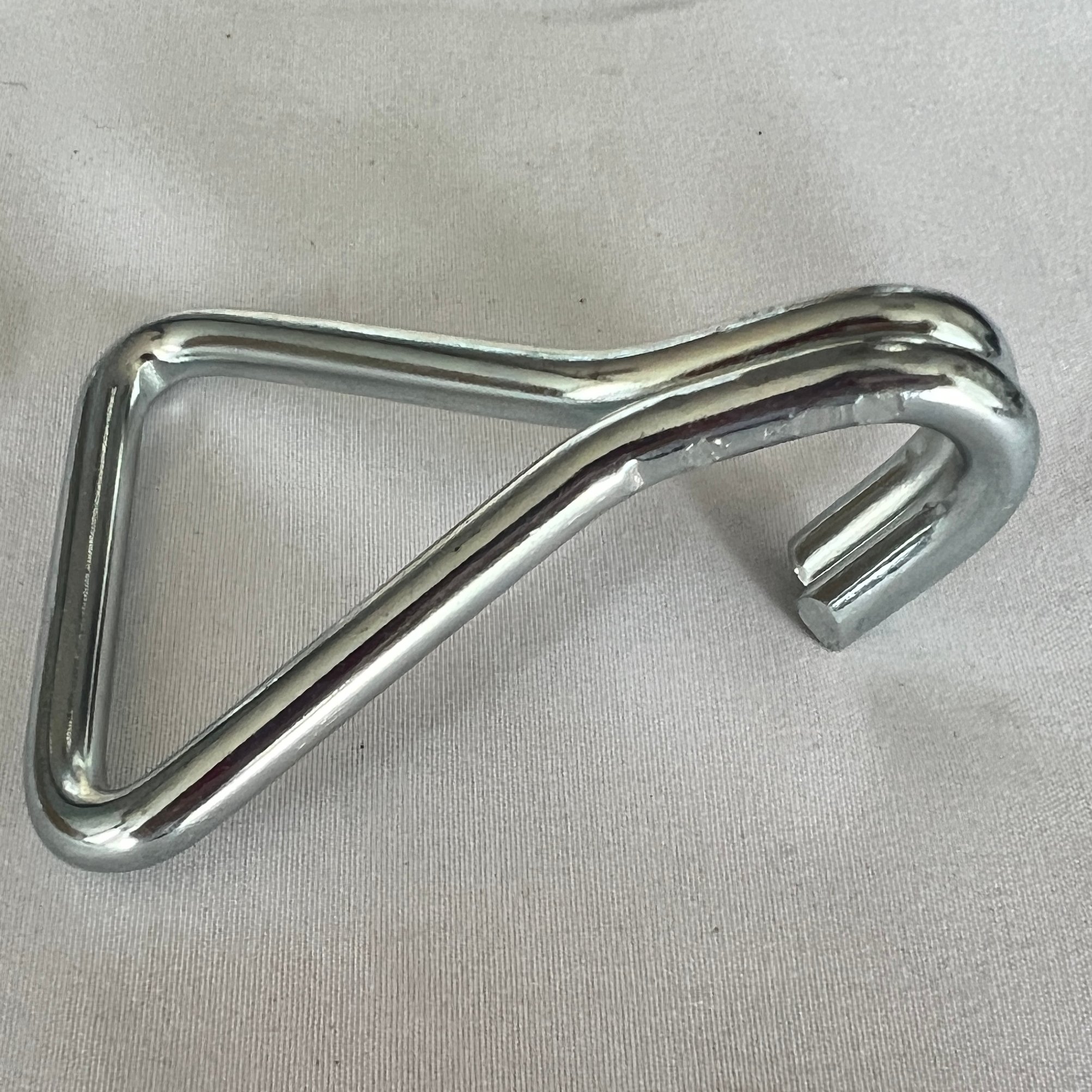 Wire Double J Hook For Ratchet Tie Down Metal Safety Hook