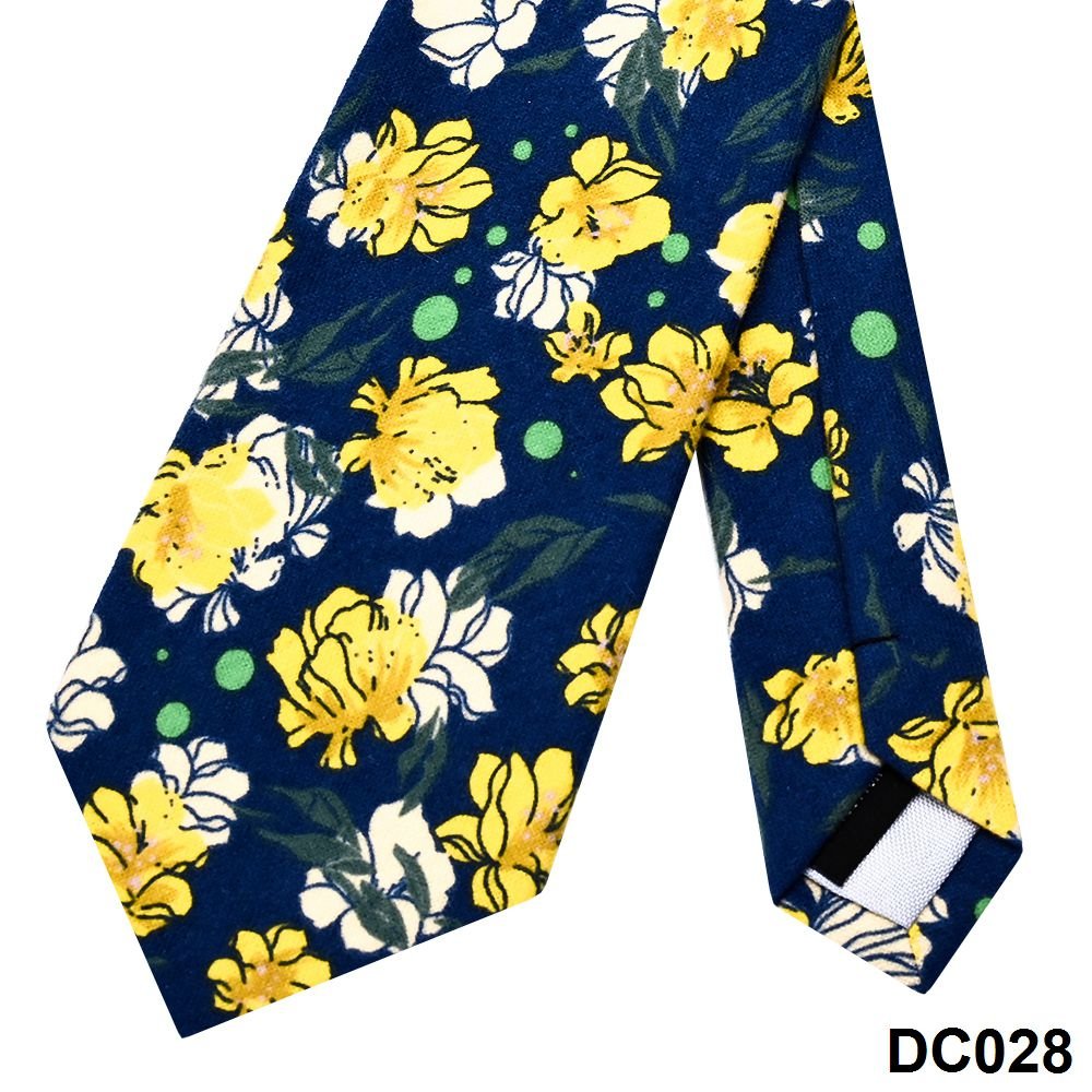 YiLi Factory Wholesale Custom Handsome Digital Screen Printing 100% Pure Cotton Necktie