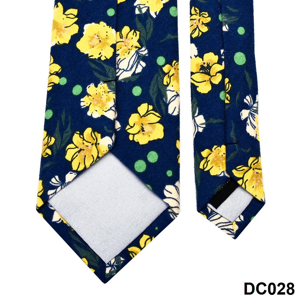 YiLi Factory Wholesale Custom Handsome Digital Screen Printing 100% Pure Cotton Necktie