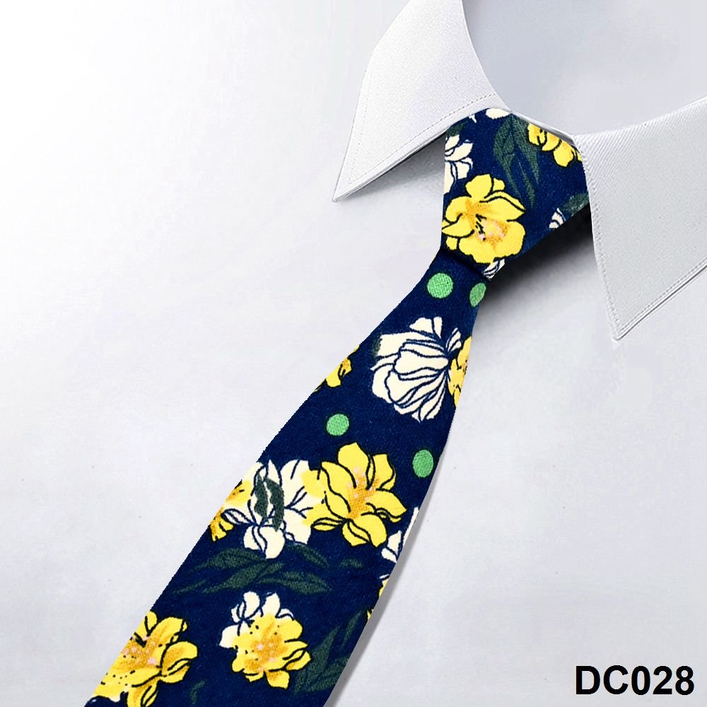 YiLi Factory Wholesale Custom Handsome Digital Screen Printing 100% Pure Cotton Necktie