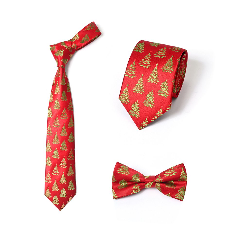 Yili Funny Mens Tie Holiday Season Party Gifts Neckties for Halloween Thanksgiving Christmas