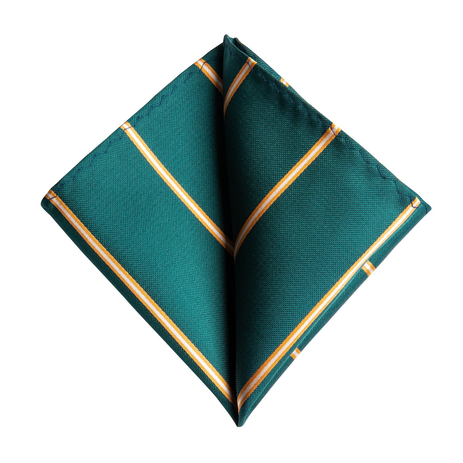 New Gravate Silk Ties Green Yellow Necktie Striped Mens Tie Handkerchief Cufflinks