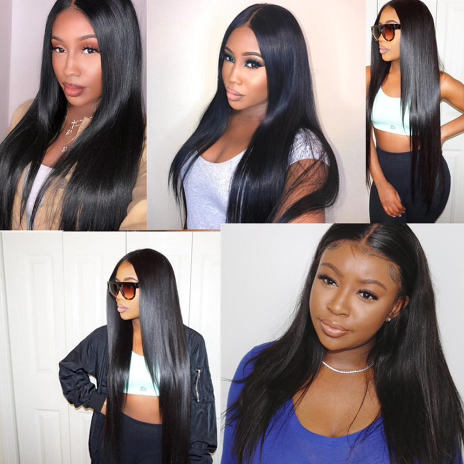 13x4 Human Hd Lace Front 180% Density Virgin Hair Highlighted Wigs With Color Hd Highlighted 28 inch Human Wig For Black Women