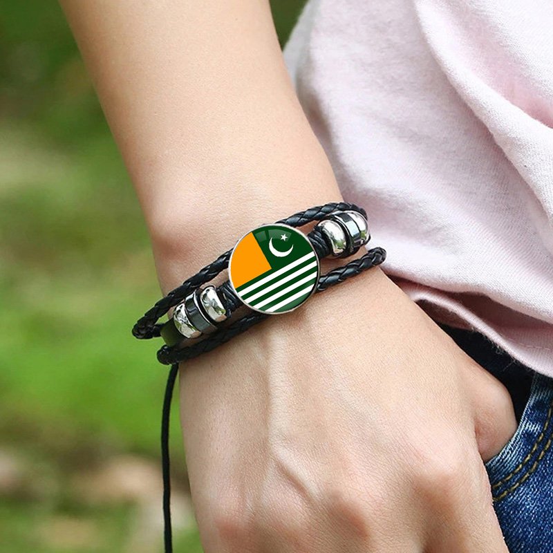 80 Models Kashmir Flag Map Tie Clip Lapel Pin Ring Brooch Cuff Link Necklace Bracelet Earrings Key Chain Kashmiri Jewelry Set