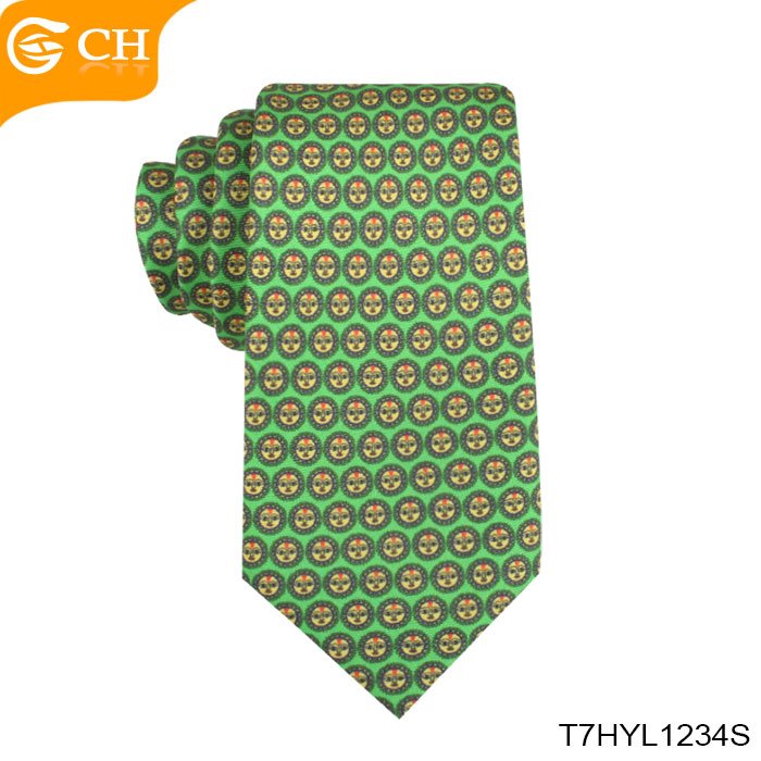 OEM Latest Custom Personalized Silk Necktie Animal Tie Custom Digital Printing 100% Silk Mens Tie