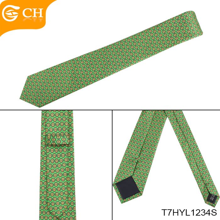 OEM Latest Custom Personalized Silk Necktie Animal Tie Custom Digital Printing 100% Silk Mens Tie