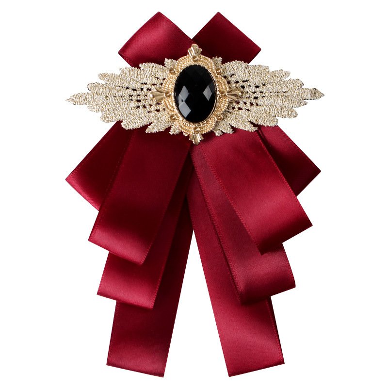 stock adjustable rhinestone bow tie fashionable diamond inlay personalized collar banquet wedding shirt decoration