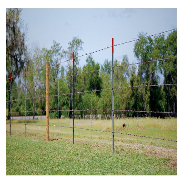 black t post t post clip tie 8ft steel fence t post