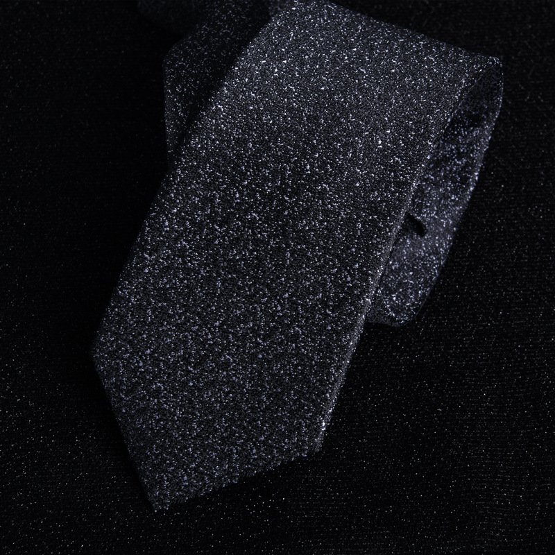 Factory Men's professional tie executive blue black business groom casual zipper lazy free stripes 7cm easy to pull