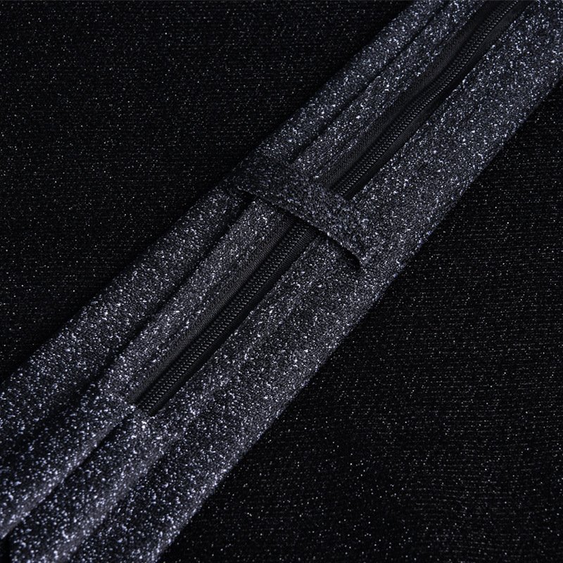 Factory Men's professional tie executive blue black business groom casual zipper lazy free stripes 7cm easy to pull