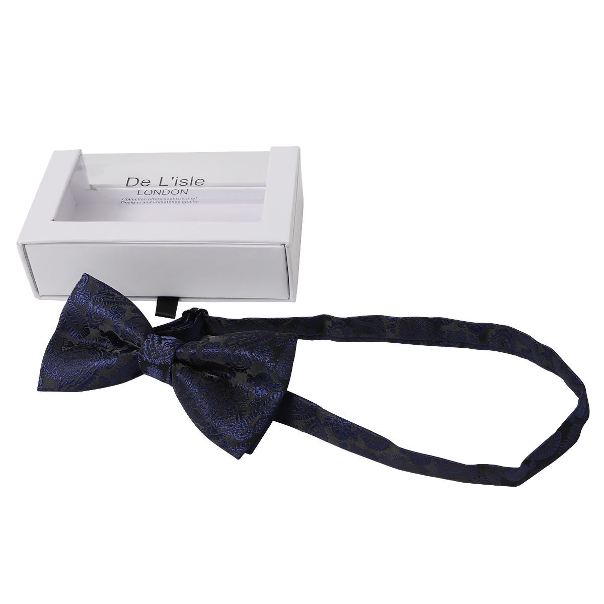 2024 Hot Selling Wholesale Luxury Best Design Bowtie High Quality Low MOQ 100% Polyester Jacquard Bow Tie For Business Men