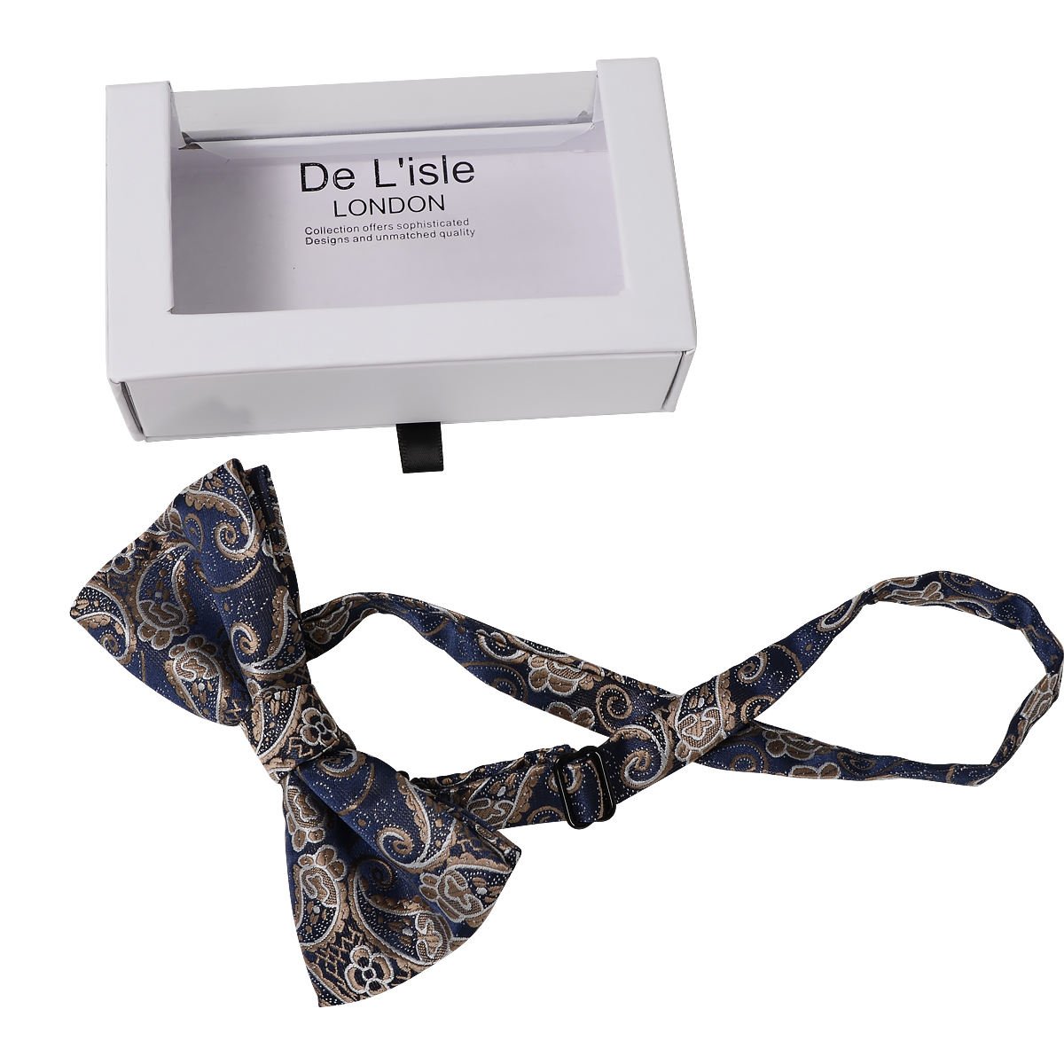 2024 Hot Selling Wholesale Luxury Best Design Bowtie High Quality Low MOQ 100% Polyester Jacquard Bow Tie For Business Men