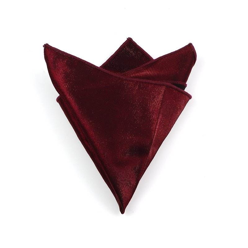 Bright silk bow, double burgundy red polyester bow tie, men's casual party gift