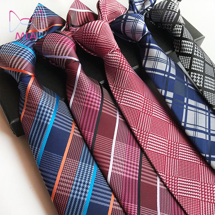 Men's ties 8cm vestidos business wedding tie Male legame gift England Stripes plaid necktie