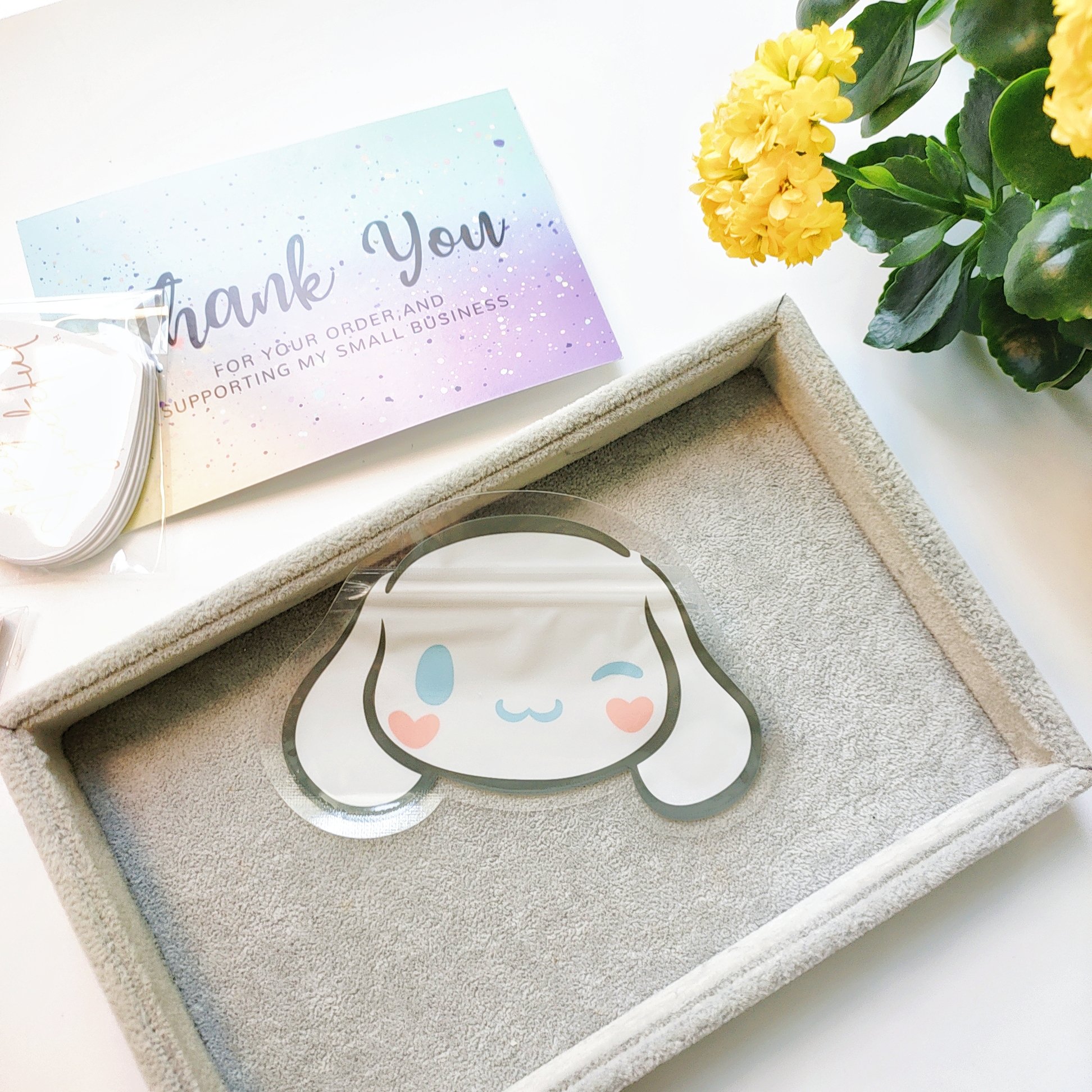 2024 HK Kuku Cute Cartoon Characters Storage Minimalist Plastic Zipper Reusable Mylar Packaging Hot Stamping Ties Popular Use