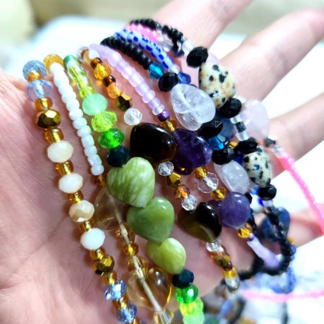 2024 New Love waist bead chain crystal chain and tie adjustable African waist chain bead wholesale