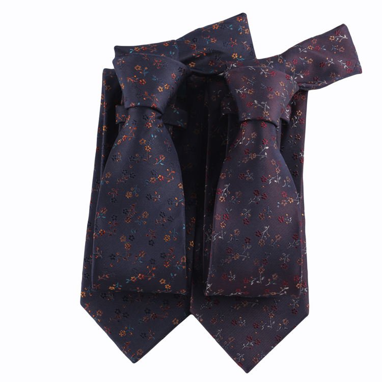 2024 Hot Selling China Factory Wholesale 100% Silk Tie Quality Assurance Low Price Flower Pattern Fashion Necktie For Men